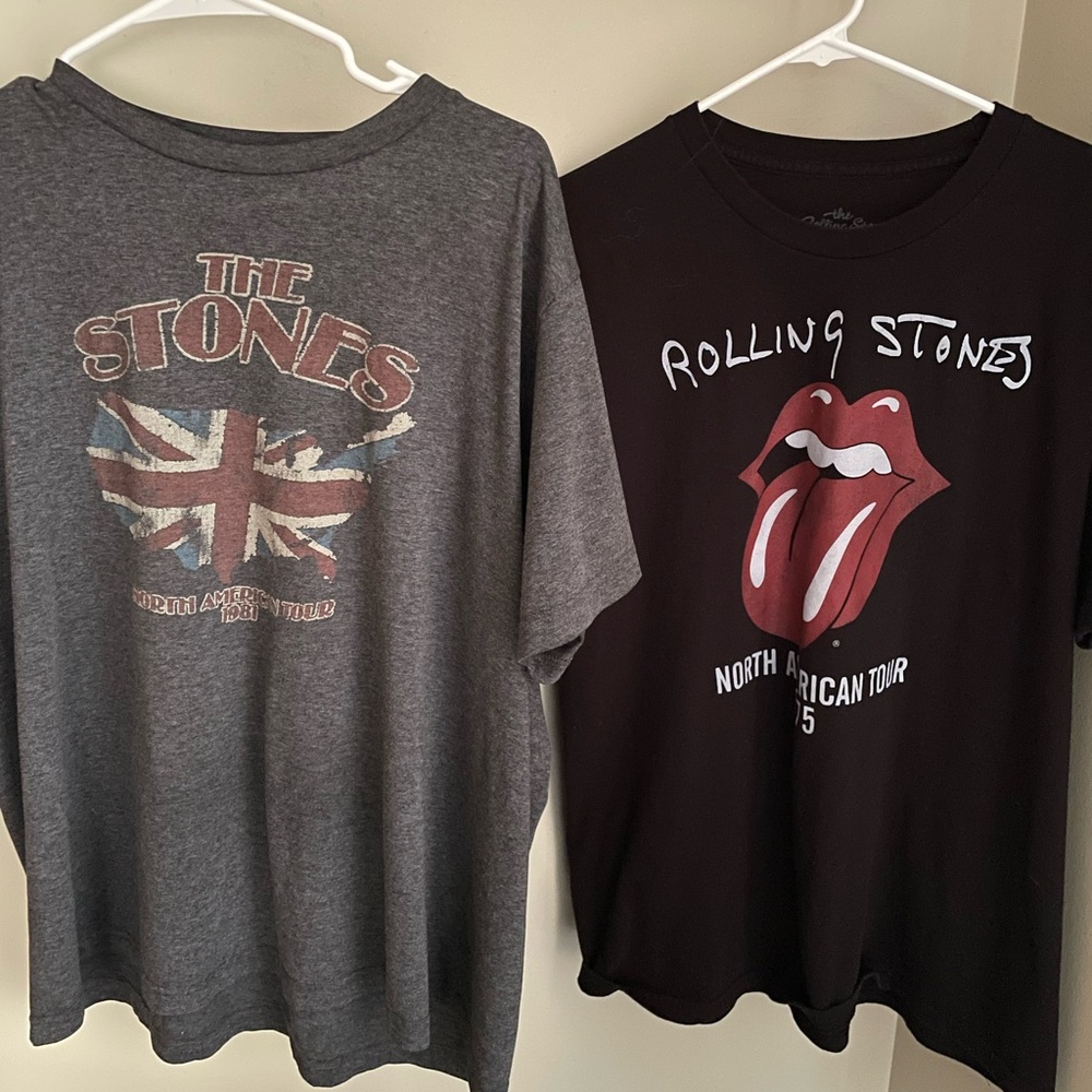 2 Rolling Stones Graphic T-Shirts